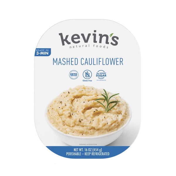 Prepared Meals Kevin's Natural Foods Mashed Cauliflower hero