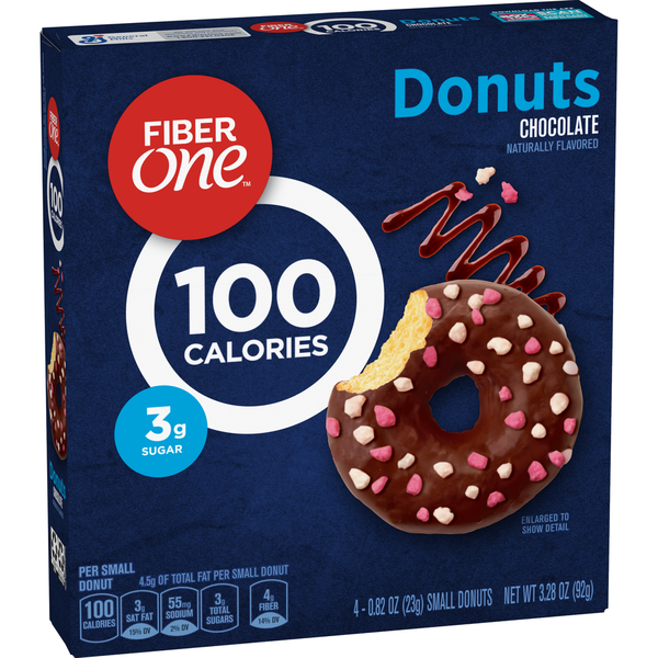 Fiber One 100 Calorie Chocolate Donuts hero