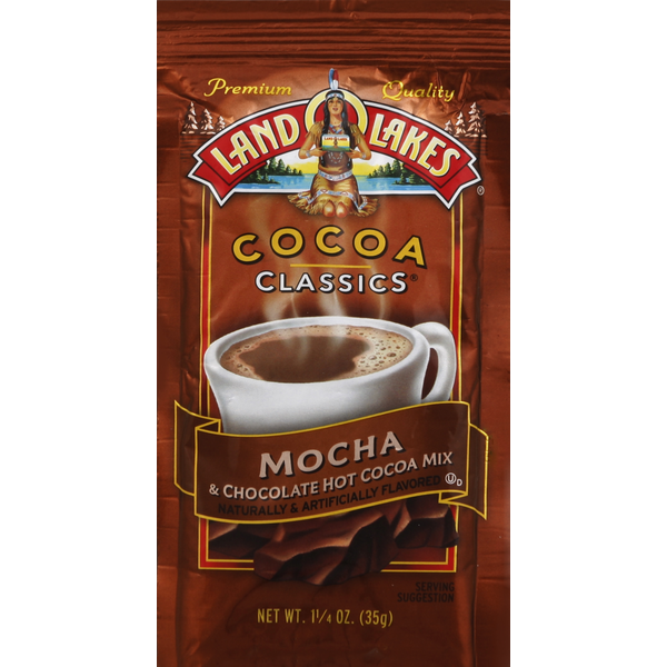 Cocoa & Drink Mixes Land O Lakes Hot Cocoa Mix, Mocha & Chocolate hero