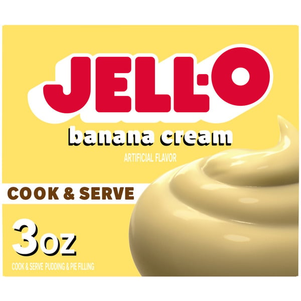 Doughs, Gelatins & Bake Mixes Jell-O Banana Cream Pudding & Pie Filling Mix hero