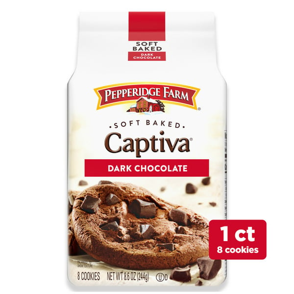 Cookies & Cakes Pepperidge Farm Captiva® Soft Baked Dark Chocolate Cookies hero