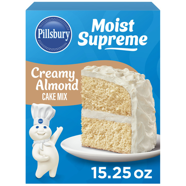 Pillsbury Moist Supreme Creamy Almond Cake Mix hero