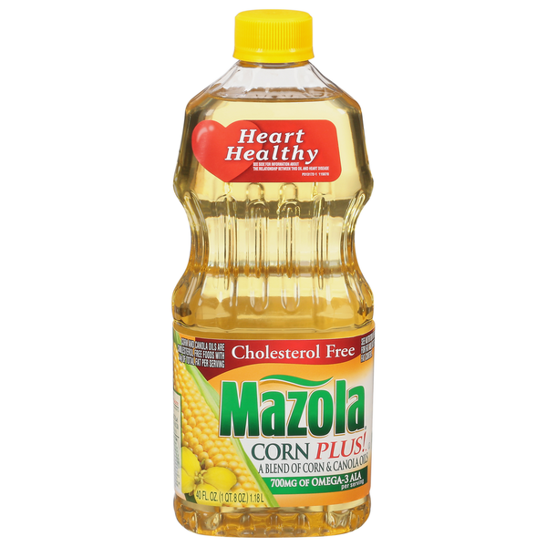 Oils & Vinegars Mazola Corn & Canola Oils, Cholesterol Free hero