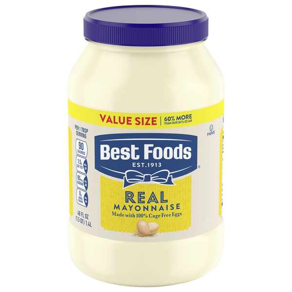 Condiments Best Foods Mayonnaise, Value Size hero