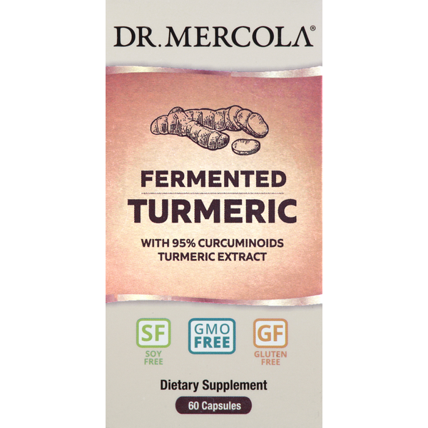 Vitamins & Minerals Dr. Mercola Turmeric, Fermented, Capsules hero