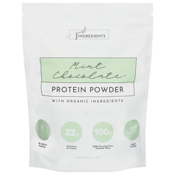 Just Ingredients Protein Powder, Mint Chocolate hero