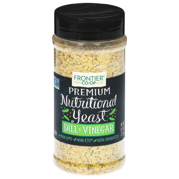 Fresh Herbs Frontier Co-op Nutritional Yeast, Dill & Vinegar, Premium hero