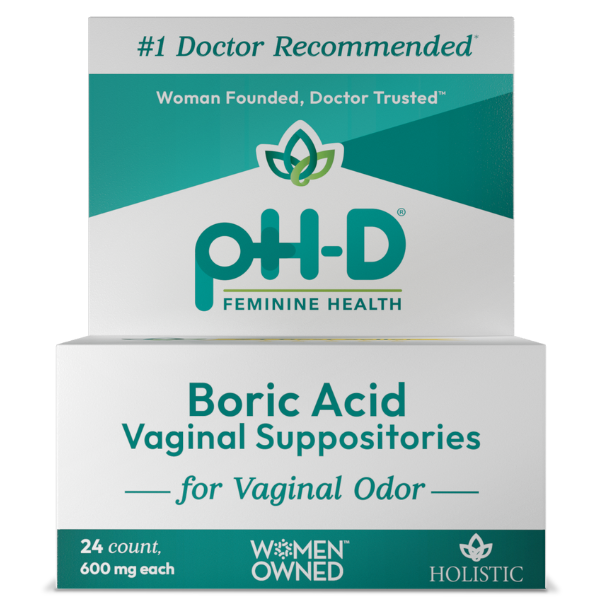 Feminine Care pH-D Feminine Health Boric Acid Vaginal Suppositories hero