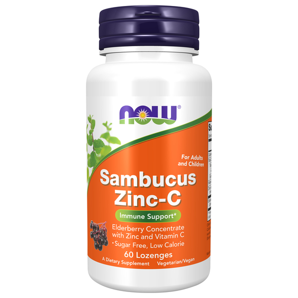 Dietary Supplements NOW Sambucus ZinC C hero