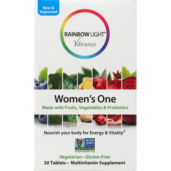 Vitamins & Supplements Rainbow Light Women’s One High-Potency Daily Multivitamin hero