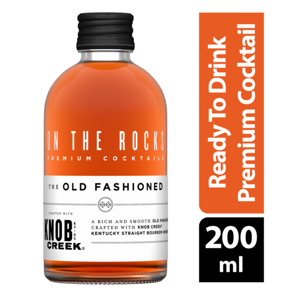 Cocktail Mixes On the Rocks Knob Creek Old Fashioned RTD Cocktail hero