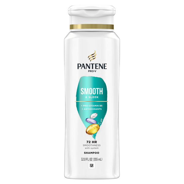 Beauty Pantene Shampoo, Smooth and Sleek for Dry Frizzy Hair, Color Safe hero