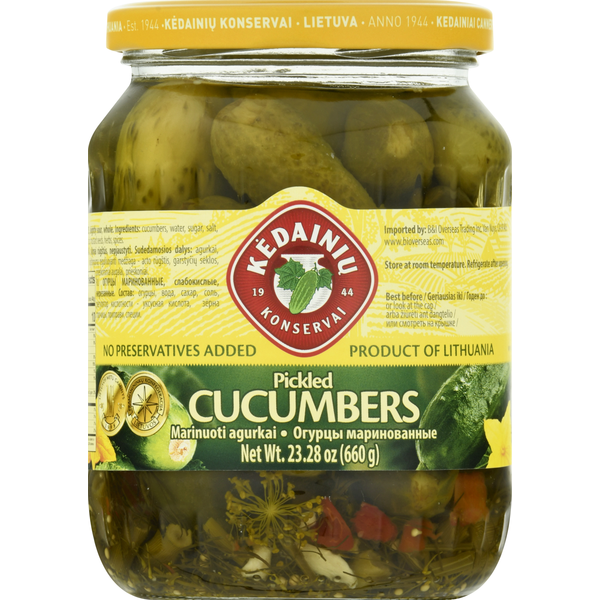 Kėdainių konservai Cucumbers, Pickled hero