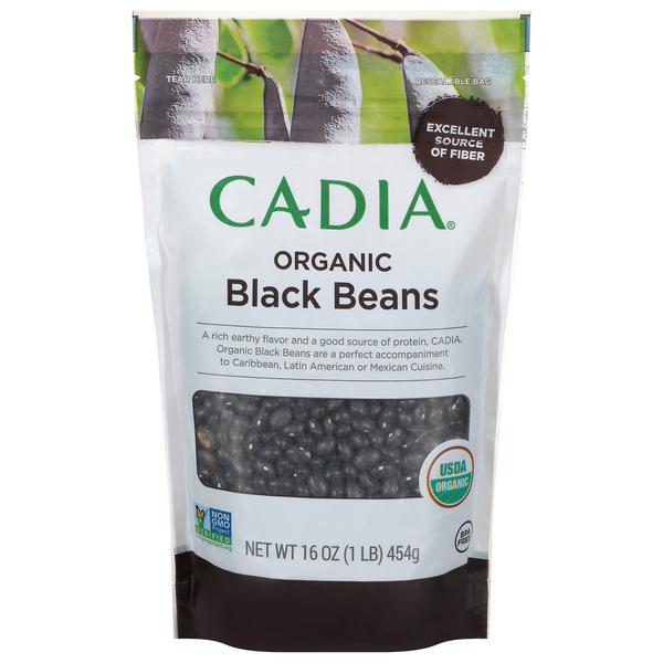 Grains, Rice & Dried Goods CADIA Black Beans, Organic hero