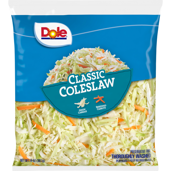 Fresh Vegetables Dole Coleslaw, Classic hero