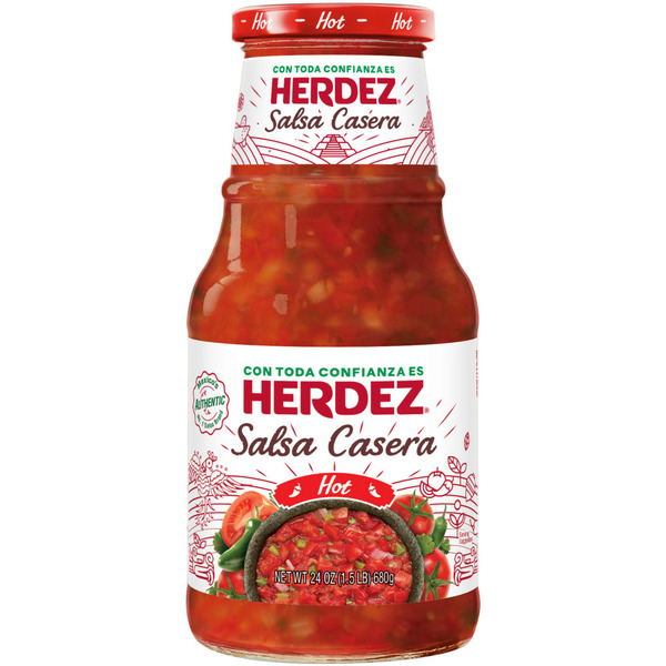 Preserved Dips & Spreads Herdez Salsa Casera Hot hero