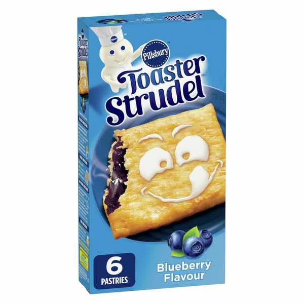 Bakery Desserts Pillsbury Toaster Strudel Blueberry Pastries hero