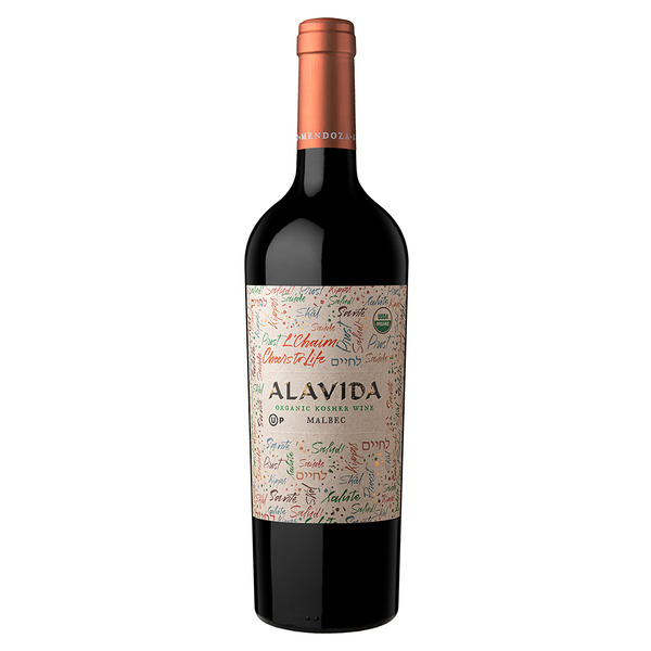 Specialty Wines & Champagnes "Alavida" Kosher, USDA Organic Malbec, No added sulfites hero