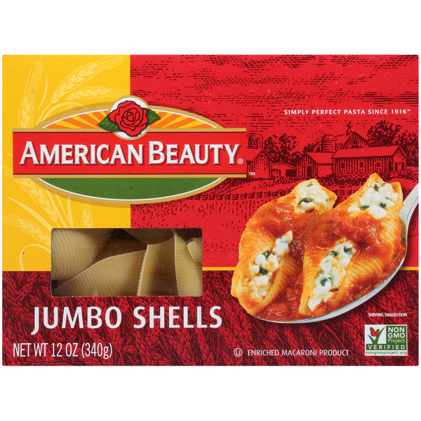 Dry Pasta American Beauty Jumbo Shells hero