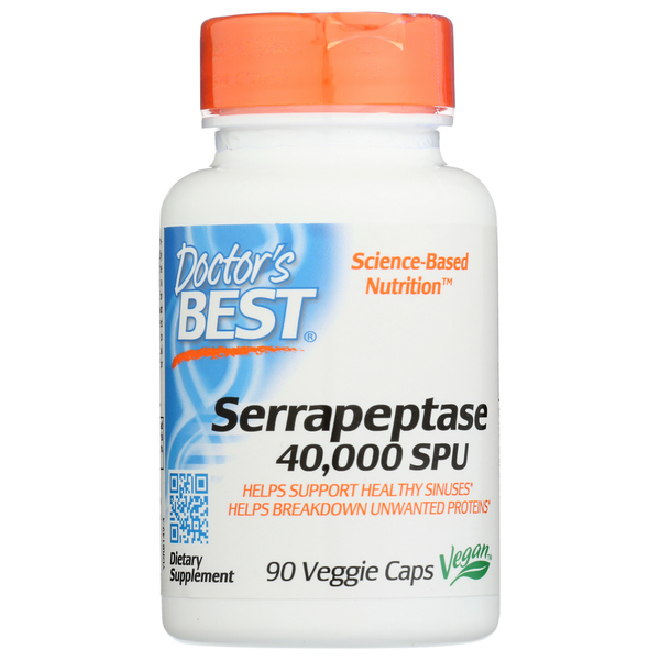 Vitamins & Minerals Doctor’s Best Serrapeptase Vegetarian Capsule hero