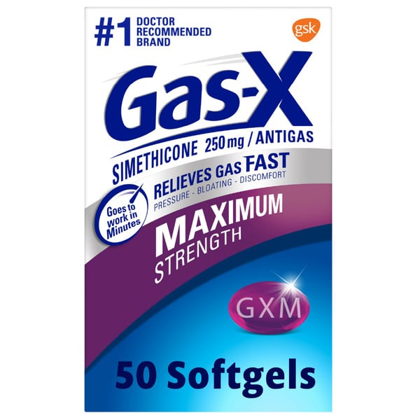 Vitamins & Supplements Gas-X Gas Relief and Bloating Relief Softgels hero