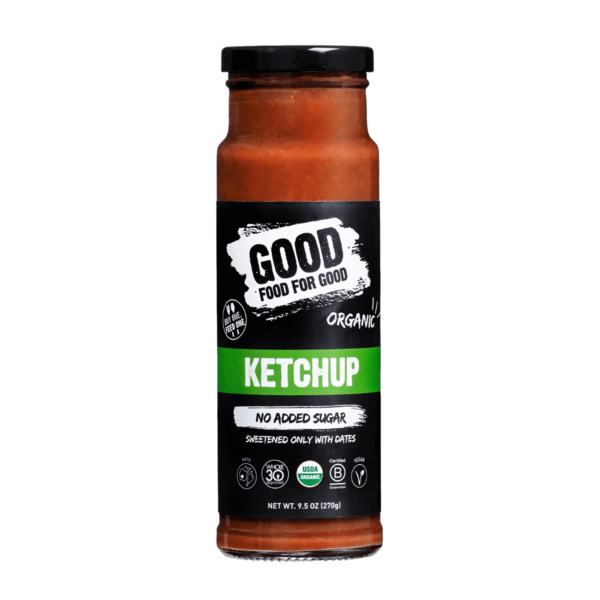 Condiments Good Food for Good Organic Sugar Free Ketchup hero