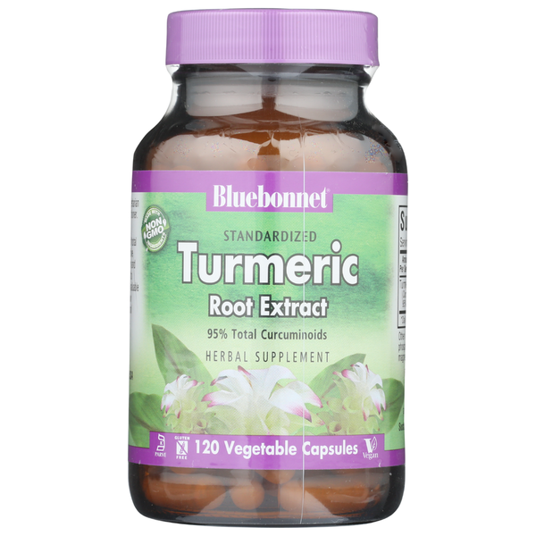 Dietary Supplements Bluebonnet Standardized Turmeric Root Extra hero