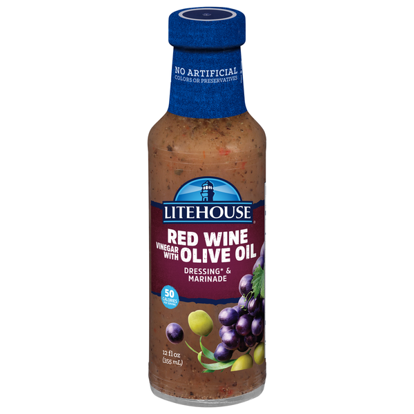 Salad Dressing & Toppings Litehouse Dressing & Marinade, Red Wine, Vinegar with Olive Oil hero