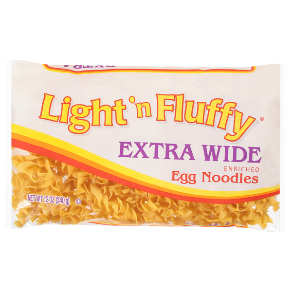 Dry Pasta & Noodles Light 'n Fluffy Egg Noodles, Enriched, Extra Wide hero