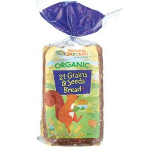 Vitamins & Supplements Natural Grocers Organic 21 Grains Seeds Bread hero