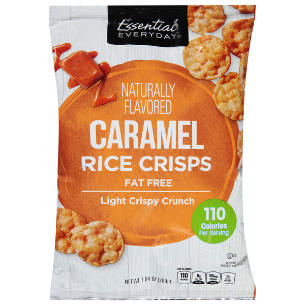 Chips & Pretzels Essential Everyday Rice Crisps, Caramel hero