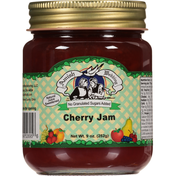 Spreads Amish Wedding Jam, Cherry hero