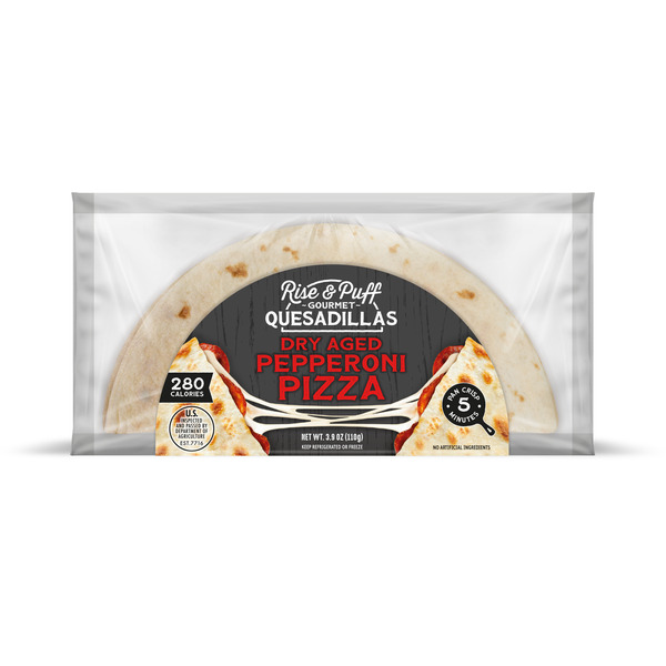 Prepared Meals Rise & Puff Pepperoni Pizza Quesadilla hero