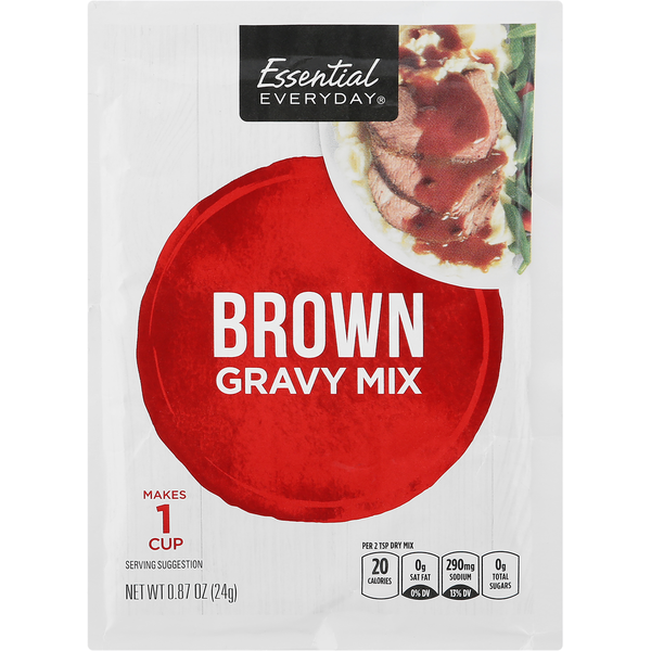 Marinades & Meat Preparation Essential Everyday Gravy Mix, Brown hero