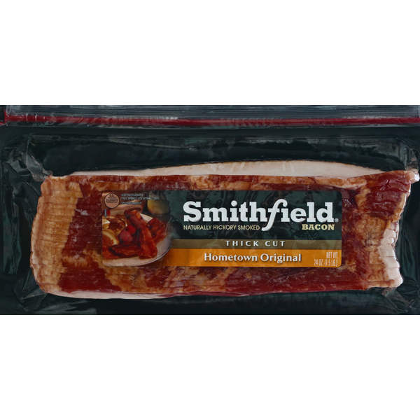 Bacon & Breakfast Meat Smithfield Bacon, Hometown Original, Thick Cut hero