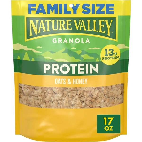 Granola Nature Valley Whole Grain Oats and Honey Protein Granola hero