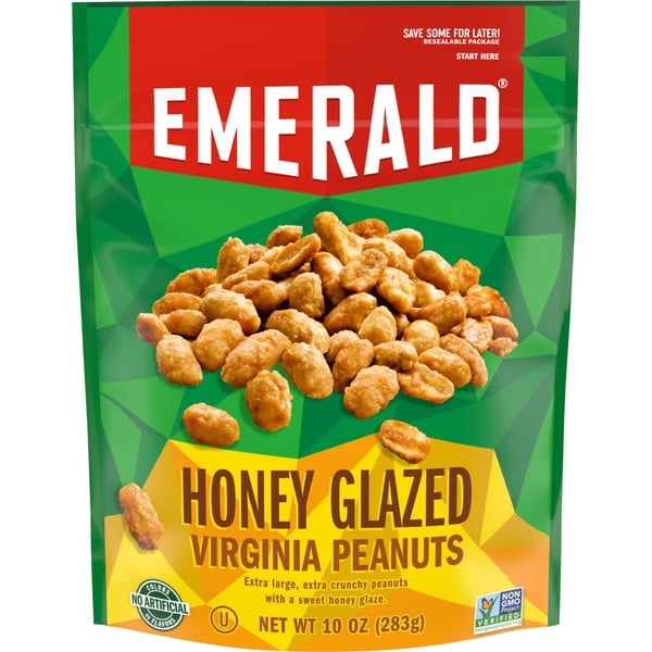 Nuts, Seeds & Dried Fruit Emerald Honey Roasted Virginia Peanuts hero