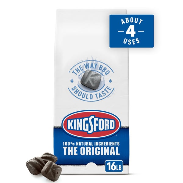 More Household Kingsford Original Charcoal Briquettes, BBQ Charcoal for Grilling hero