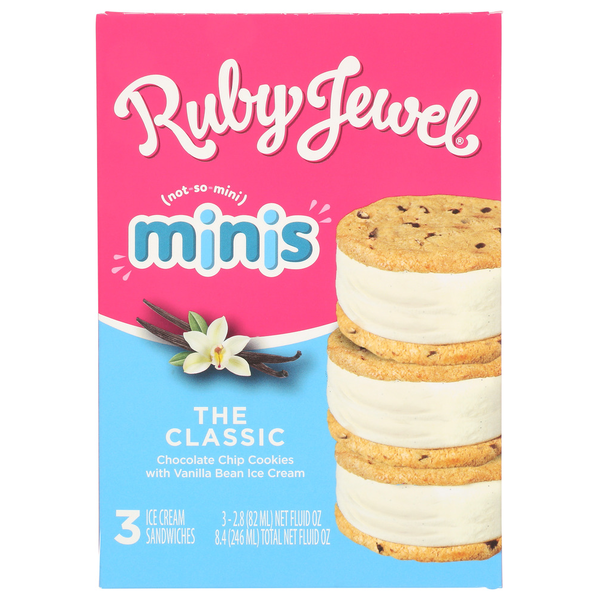 Ruby Jewel Mini Classic (Chocolate Chip Vanilla) 3 Pack hero