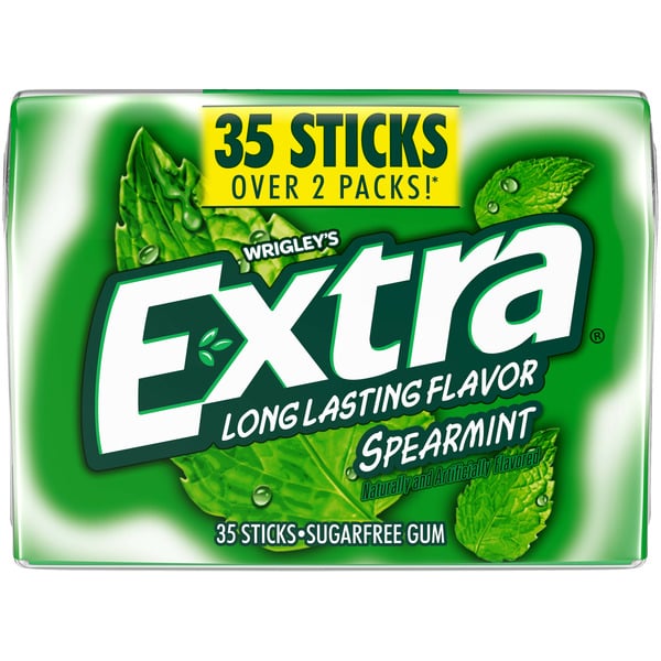 Candy, Chocolate & Gum Extra Gum Spearmint Sugar Free Chewing Gum hero