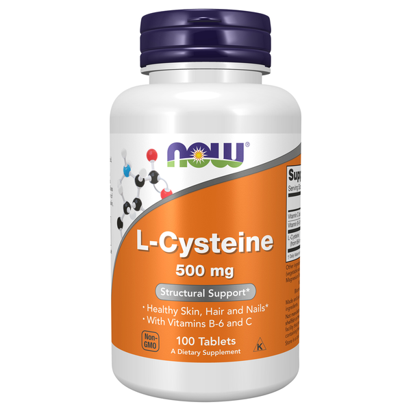 Vitamins & Supplements NOW L Cysteine 500 mg hero