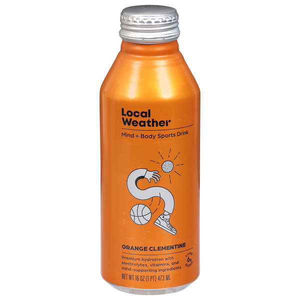 Energy & Sports Drinks Local Weather Mind + Body Sport Drink, Orange Clementine hero