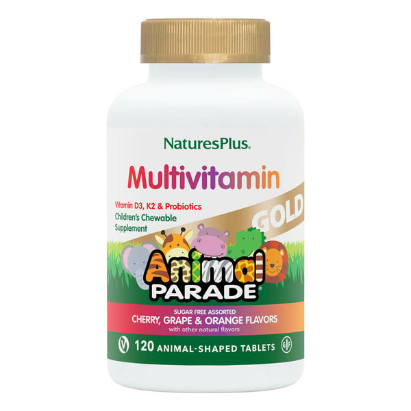 Supplement Combinations NaturesPlus Animal Parade GOLD Multivitamin Children Chewables - Assorted hero