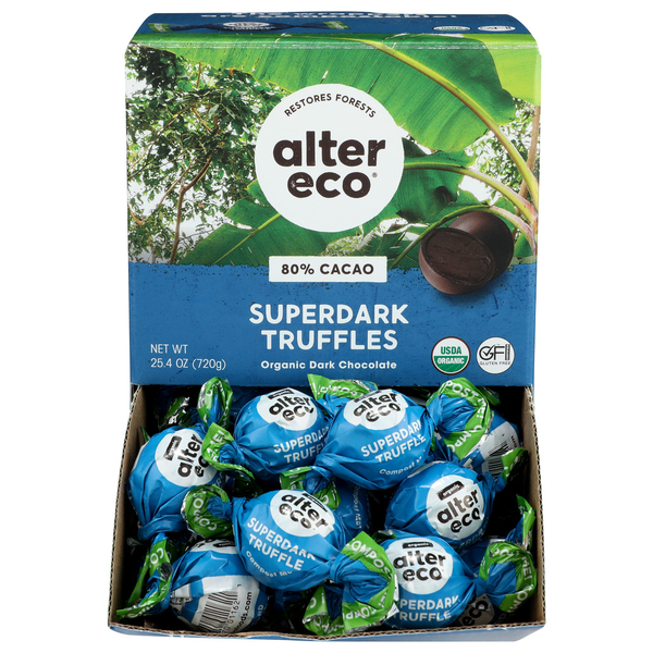 Candy & Chocolate Alter Eco Organic Dark Chocolate Truffles hero