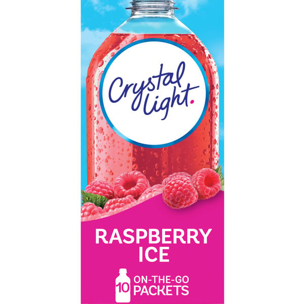 Cocoa & Drink Mixes Crystal Light Raspberry Ice Artificially Flavored Powdered Drink Mix hero