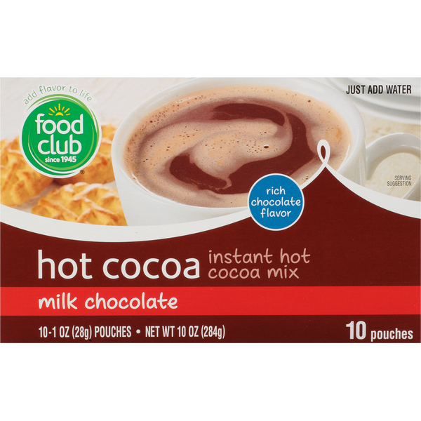 Cocoa & Drink Mixes Food Club Hot Cocoa Mix, Instant, Milk Chocolate hero