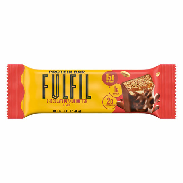 Energy & Granola Bars FULFIL Chocolate Peanut Butter Flavored Protein Bar hero