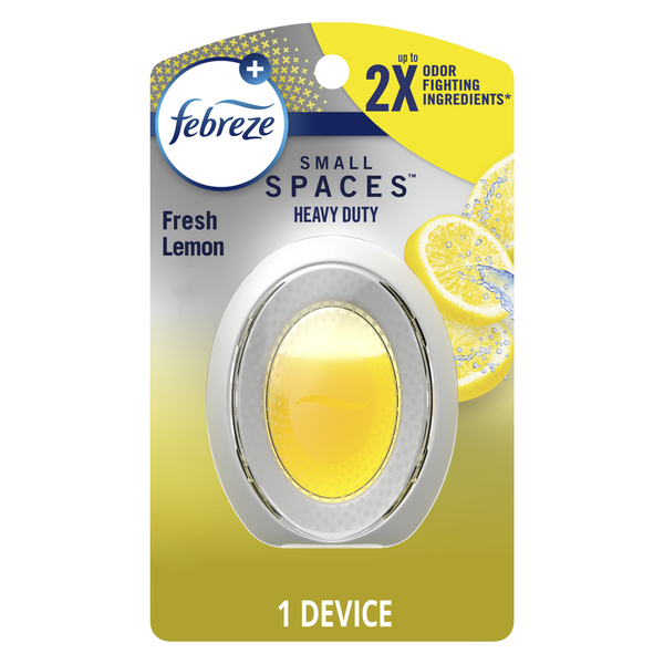 Air Fresheners & Candles Febreze Small Spaces Air Freshener Heavy Duty Fresh Lemon hero