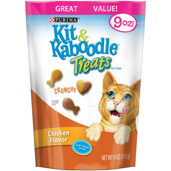 Purina Kit & Kaboodle Cat Treats, Crunchy Chicken Flavor hero