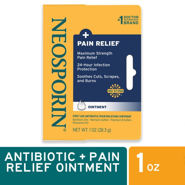 First Aid NEOSPORIN + Pain Relief Dual Action Topical Antibiotic Ointment hero